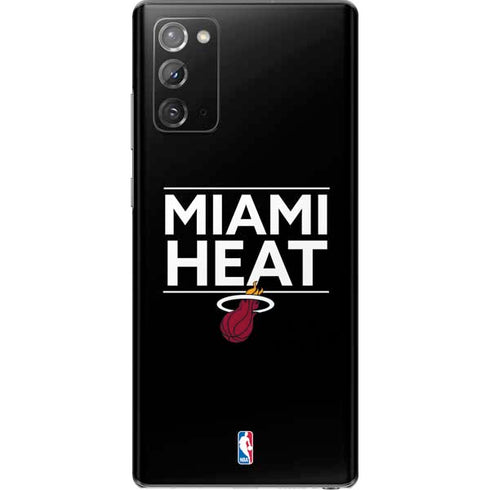 NBA Miami Heat Standard - Black Galaxy Note20 5G Skin